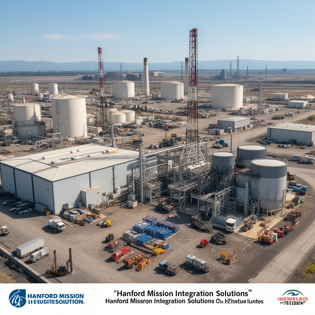 AI-generated illustration of Hanford Mission Integration Solutions