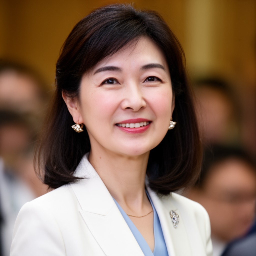 AI-generated illustration of 岸田裕子