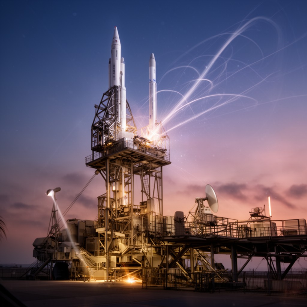 AI-generated illustration of Ballistic Missile Defense System