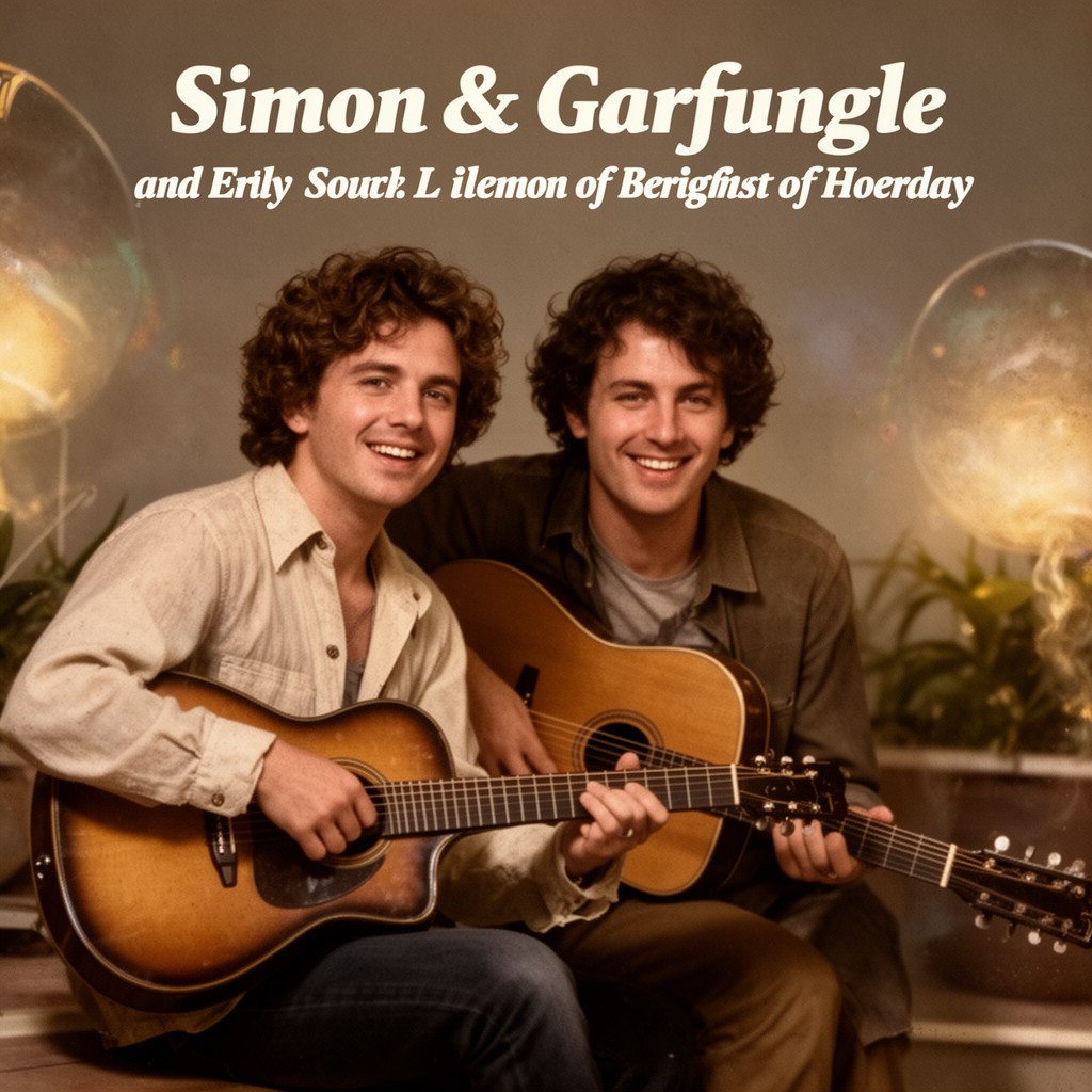 AI-generated illustration of Simon & Garfunkel