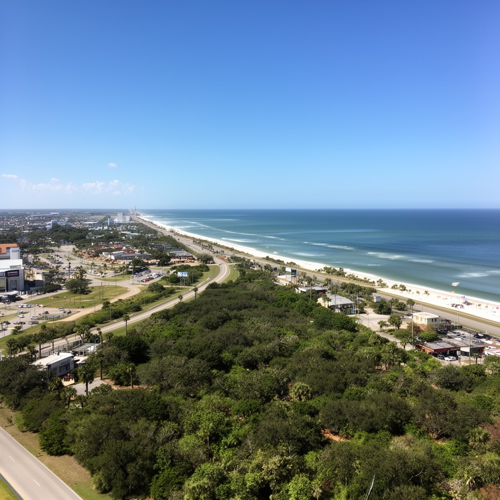 AI-generated illustration of Miracle Strip Parkway