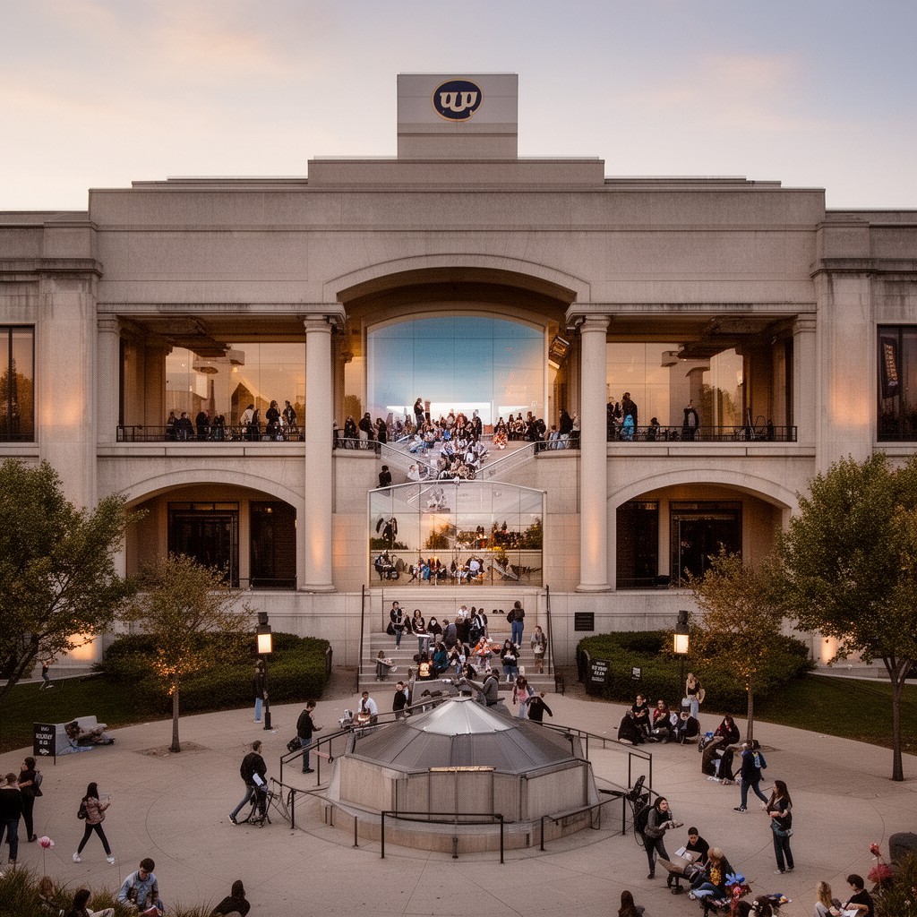 AI-generated illustration of University of Iowa
