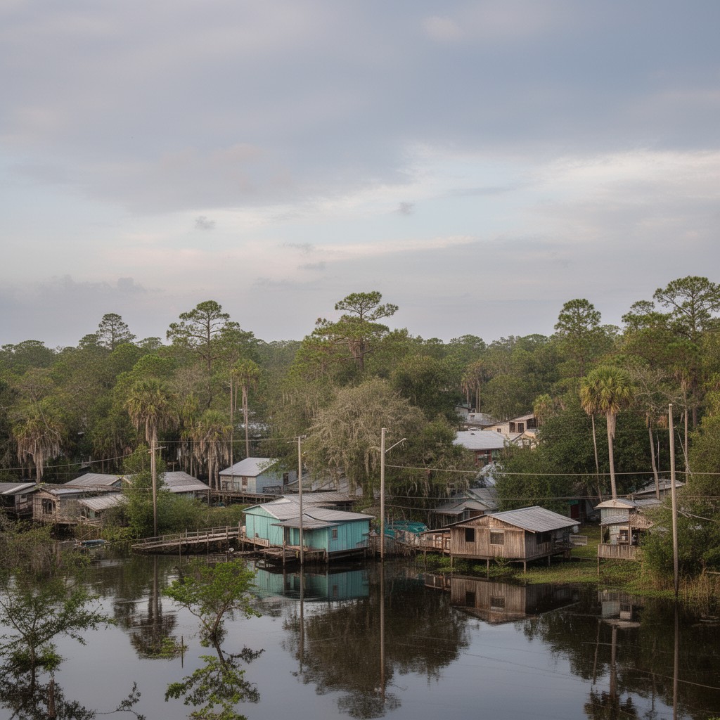 AI-generated illustration of Bagdad, Florida
