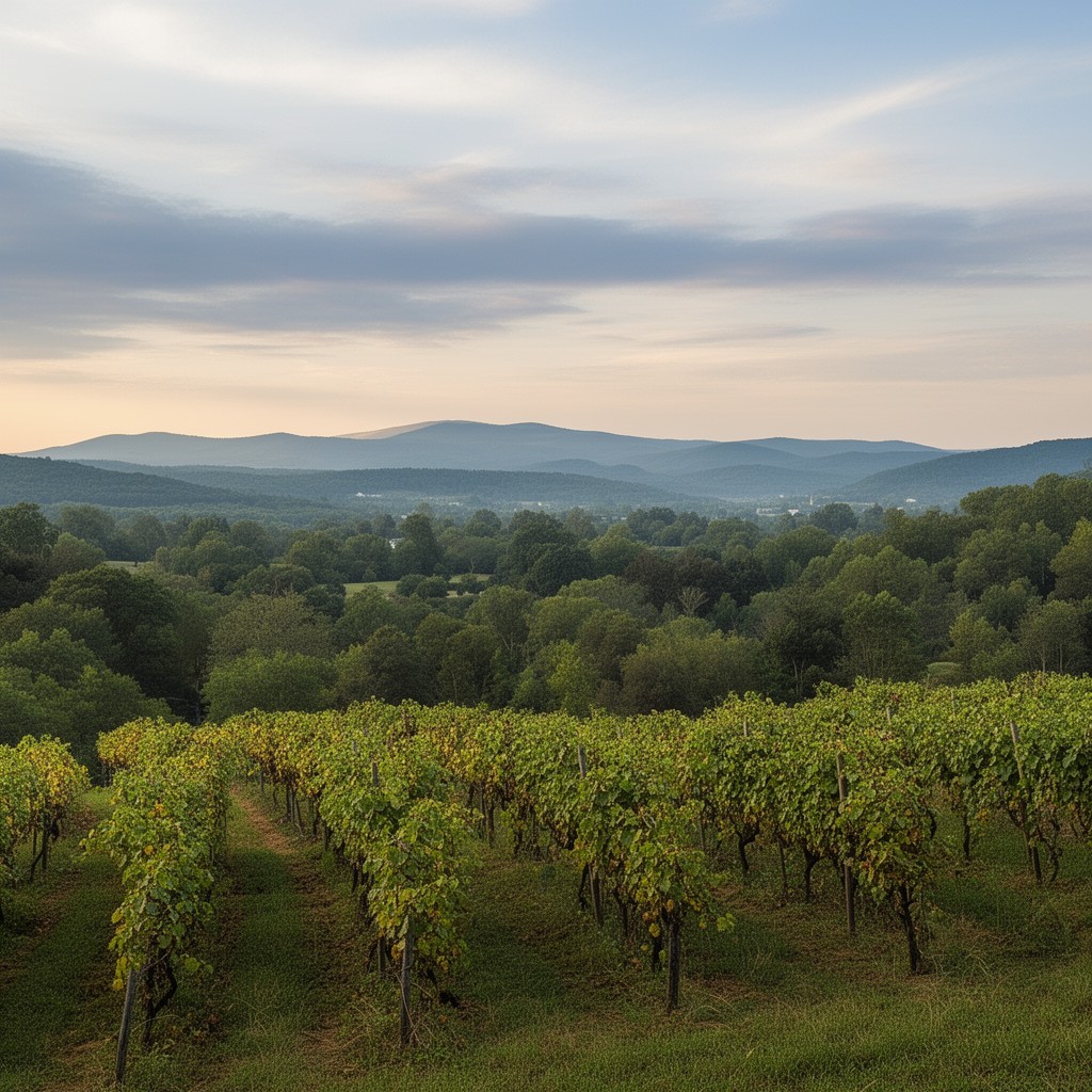 AI-generated illustration of Albemarle County, Virginia