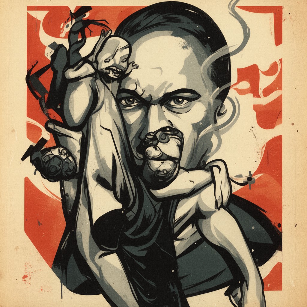 AI-generated illustration of Shepard Fairey