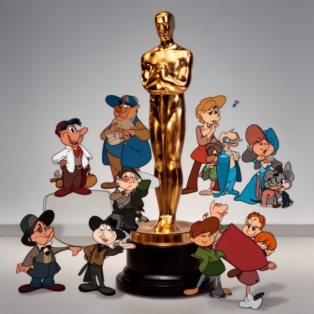AI-generated illustration of Academy Award for Best Short Subject, Cartoons