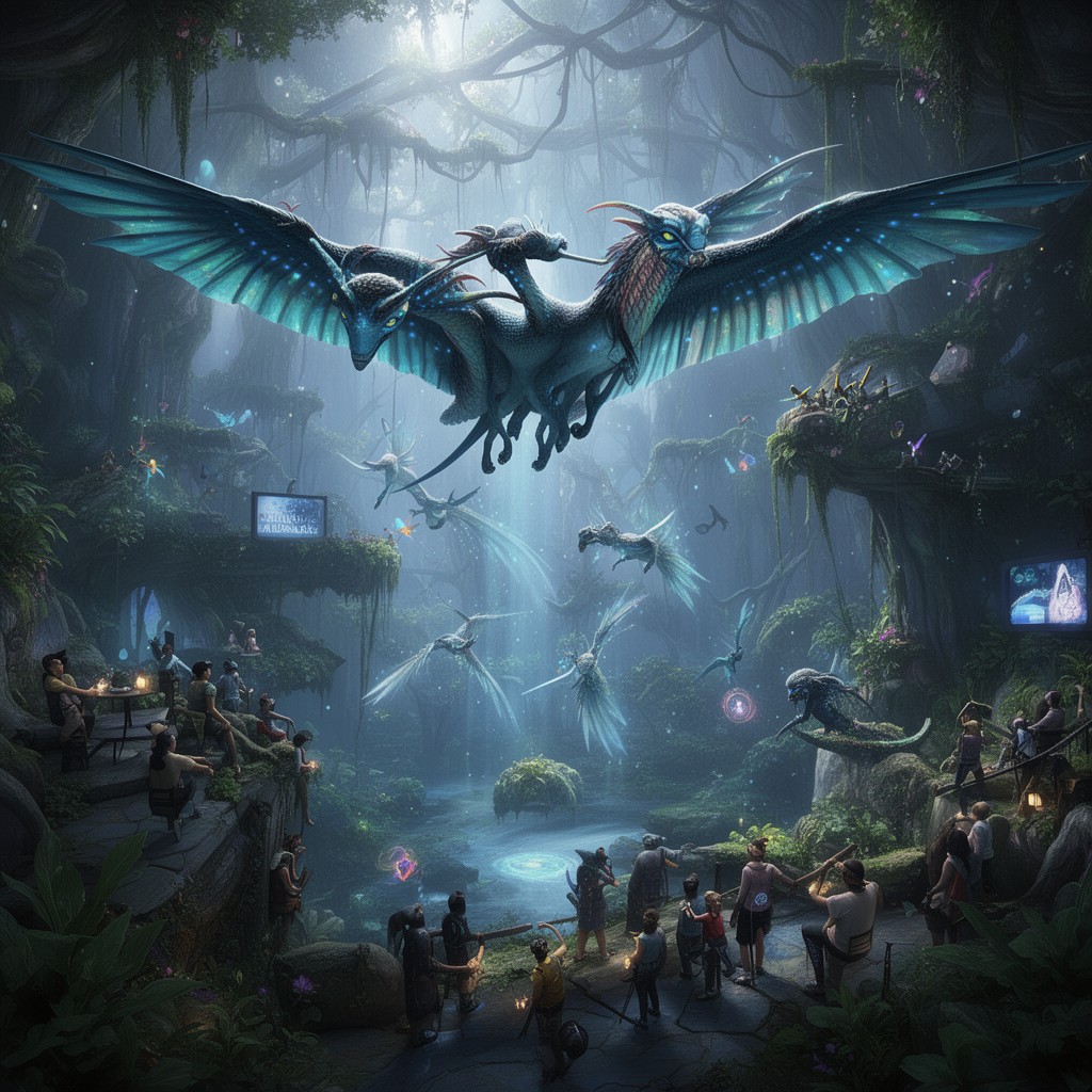 AI-generated illustration of Avatar Flight of Passage