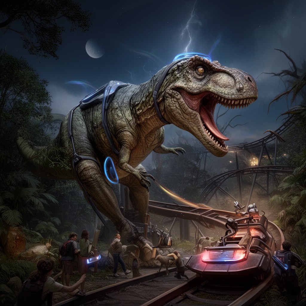 AI-generated illustration of DINOSAUR