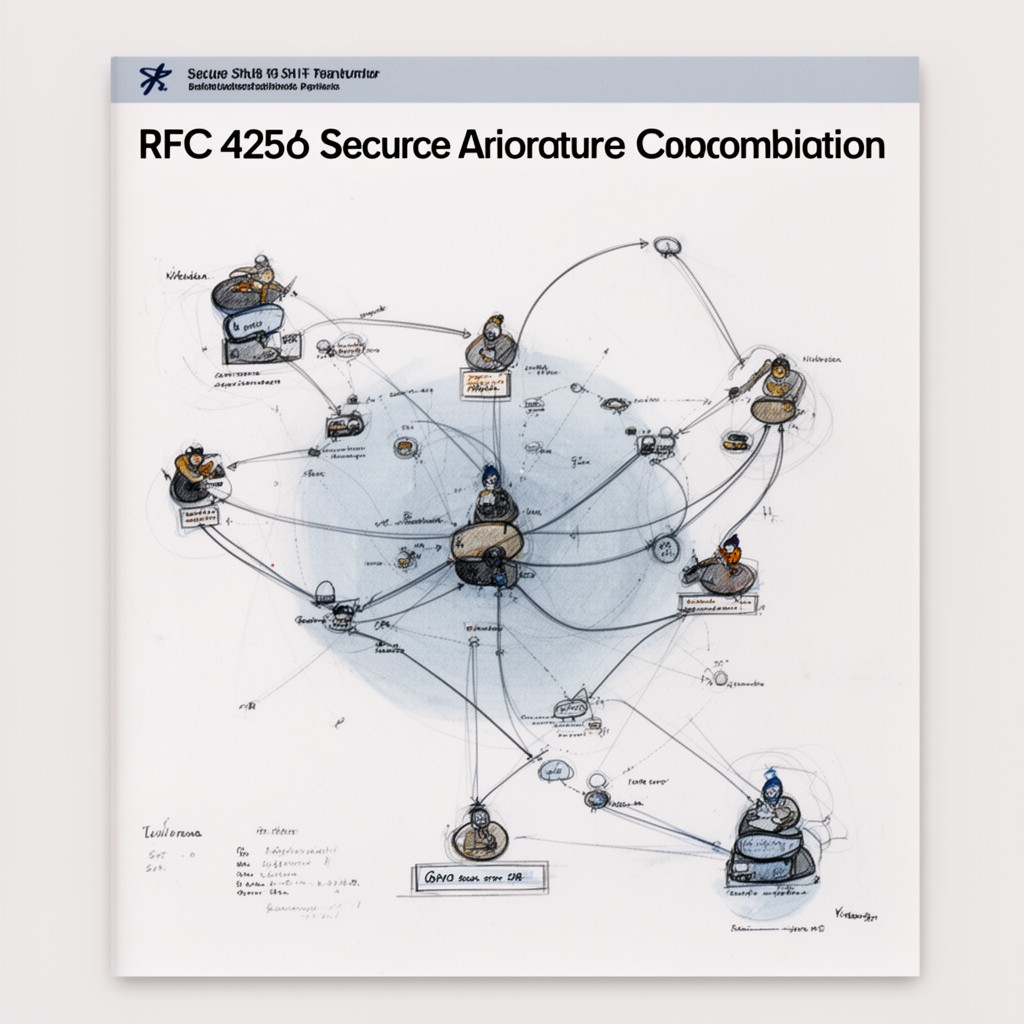 AI-generated illustration of RFC 4251