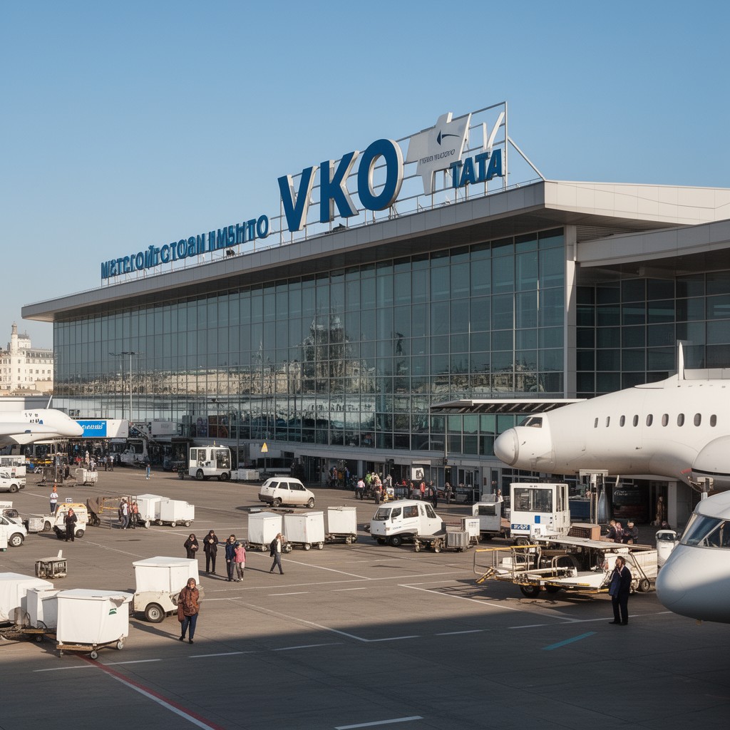 AI-generated illustration of VKO