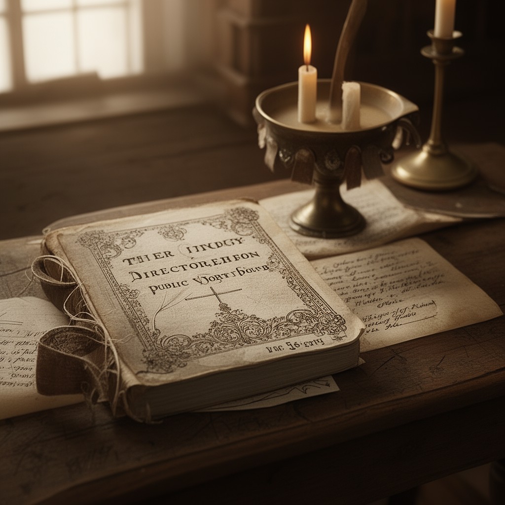 AI-generated illustration of Directory for Public Worship