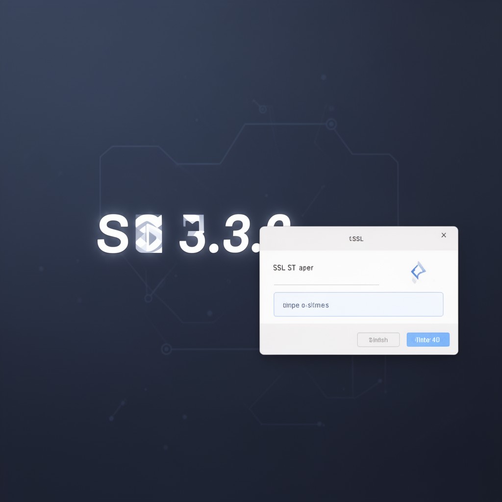 AI-generated illustration of SSL 3.0