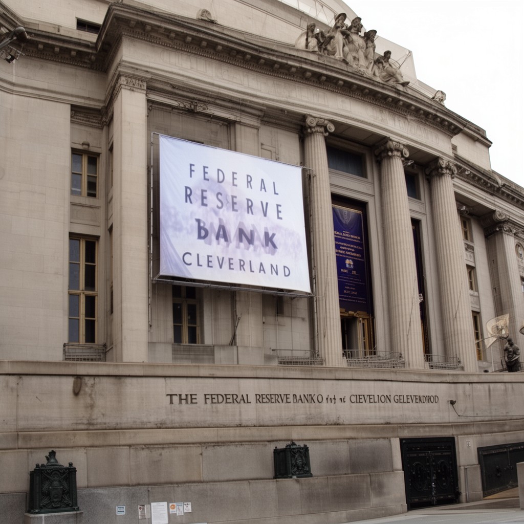 AI-generated illustration of Federal Reserve Bank of Cleveland