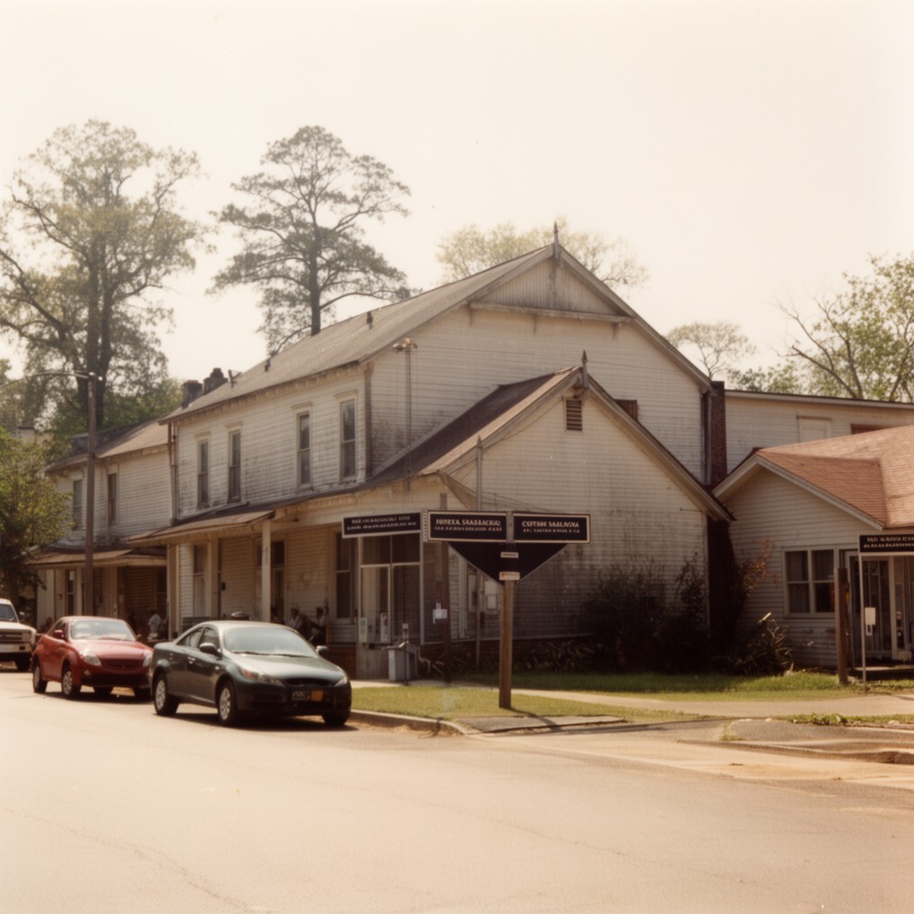 AI-generated illustration of Notasulga, Alabama, United States