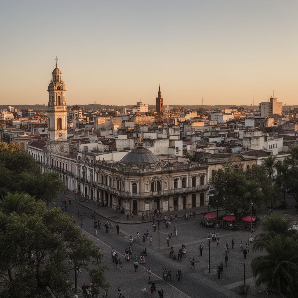 AI-generated illustration of Córdoba, Argentina