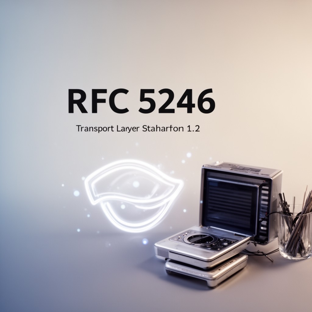 AI-generated illustration of RFC 5246