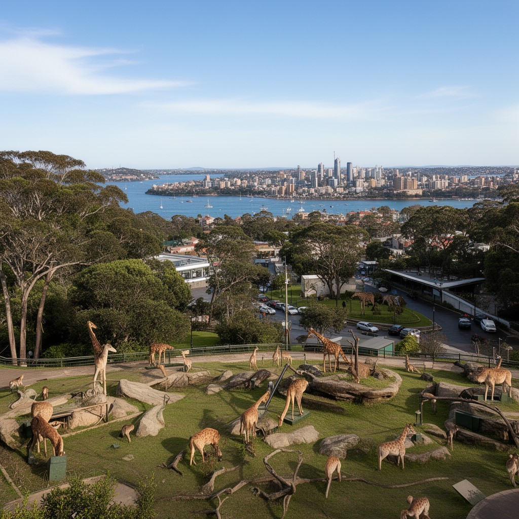 AI-generated illustration of Taronga Zoo