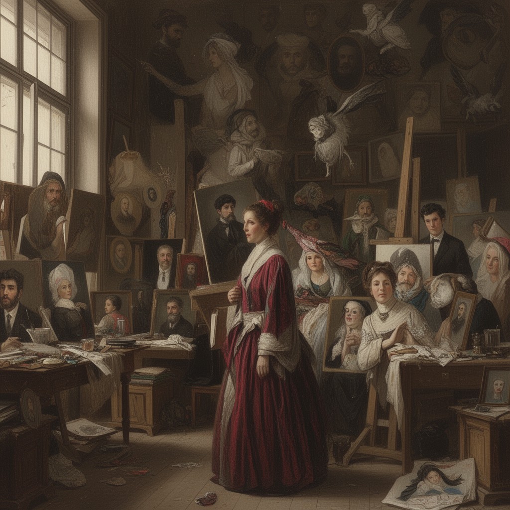 AI-generated illustration of Atelier of Carolus-Duran