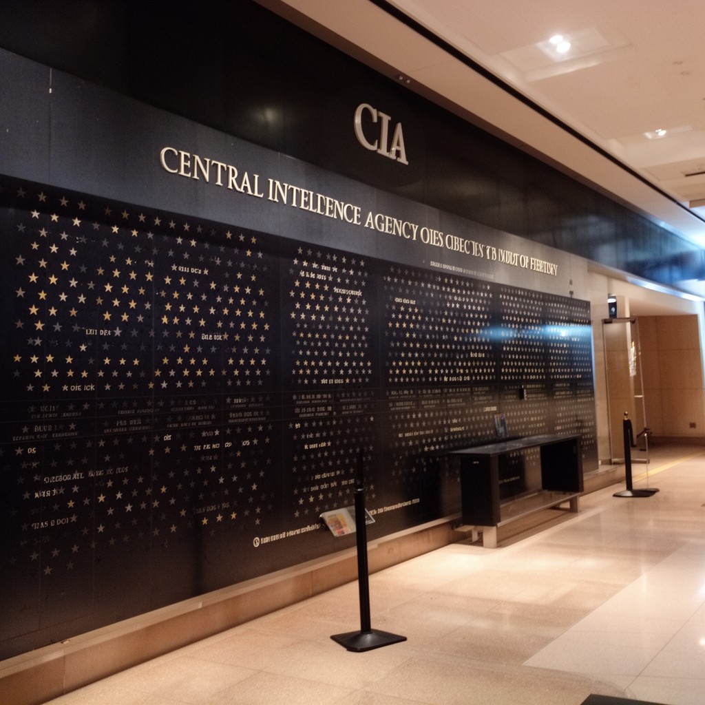AI-generated illustration of CIA Memorial Wall