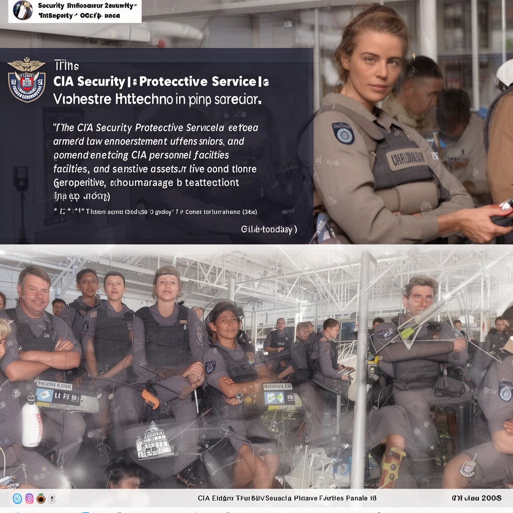 AI-generated illustration of CIA Security Protective Service