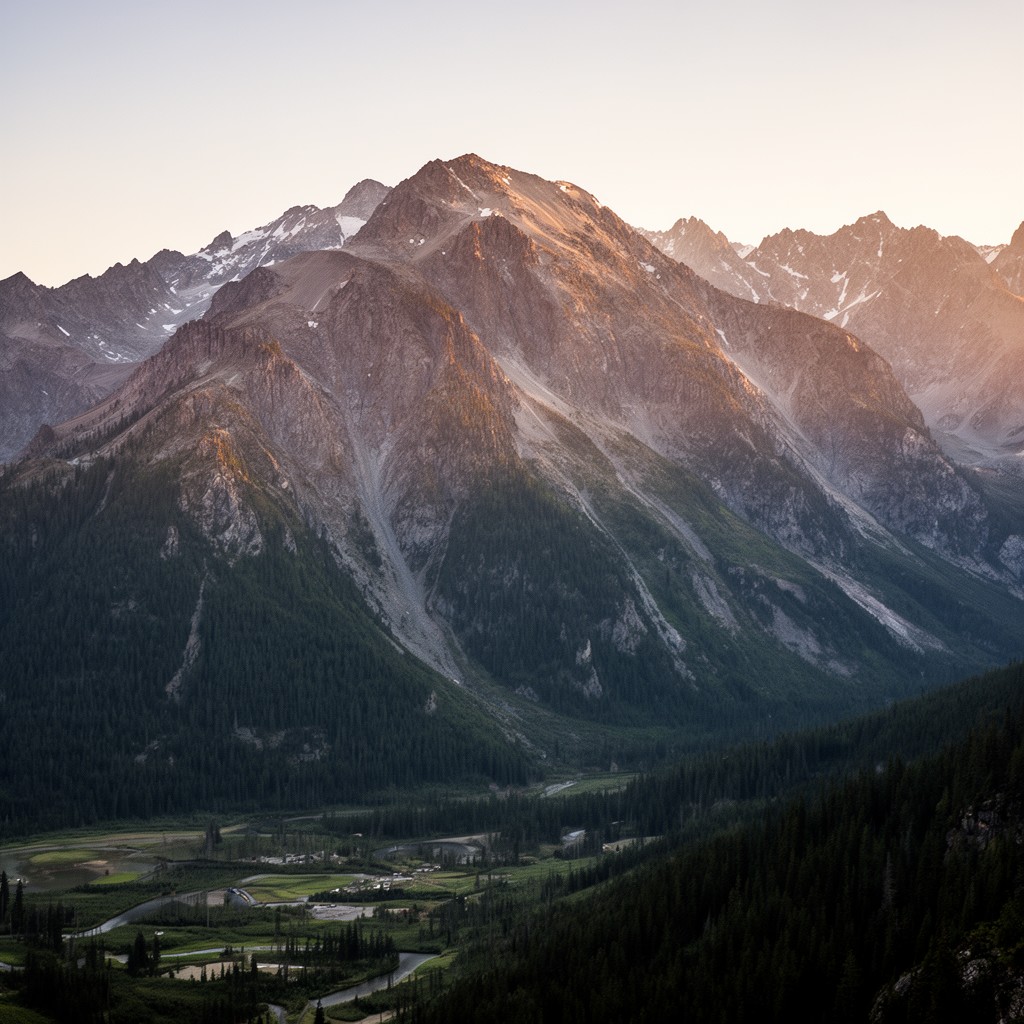 AI-generated illustration of North American Cordillera