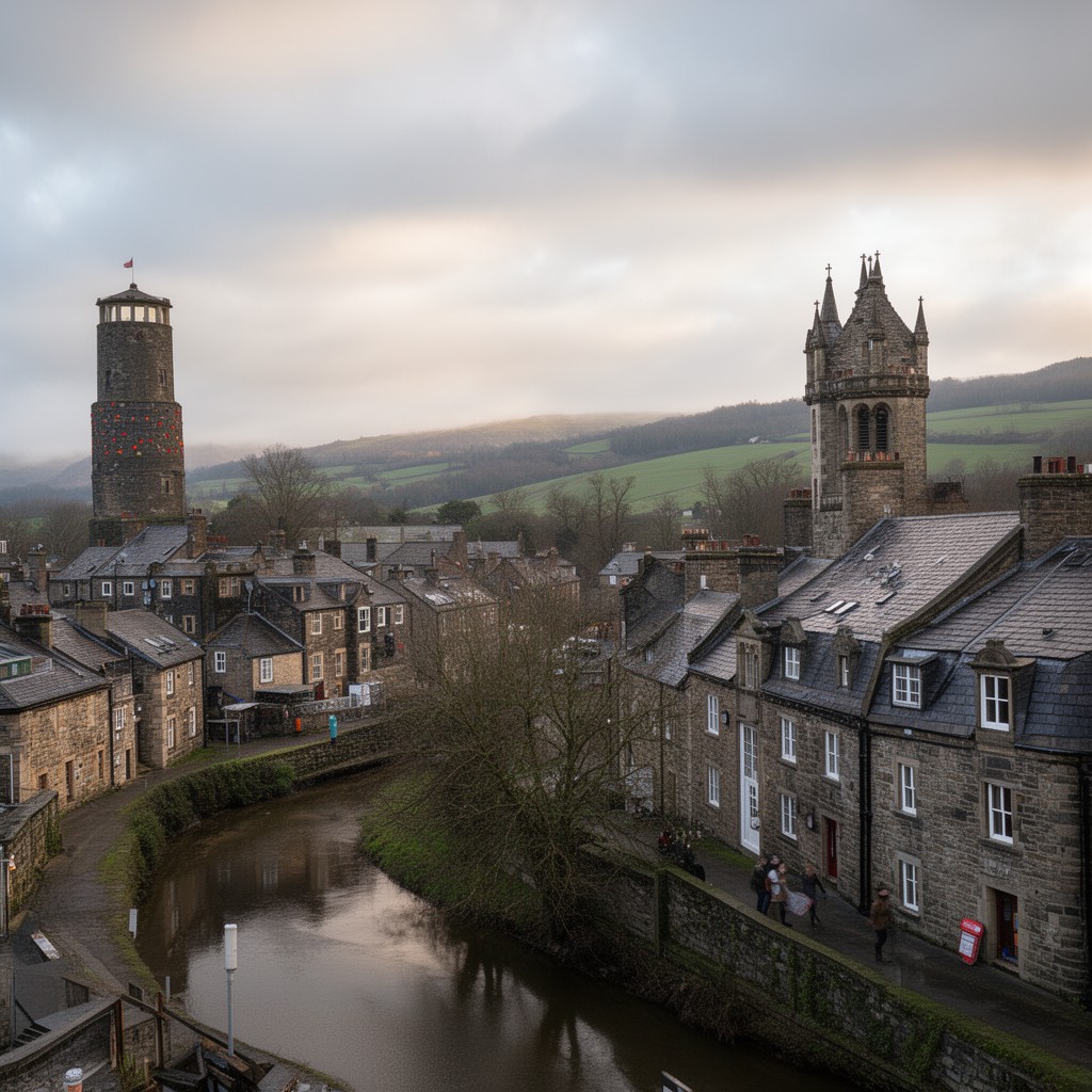 AI-generated illustration of Mossley