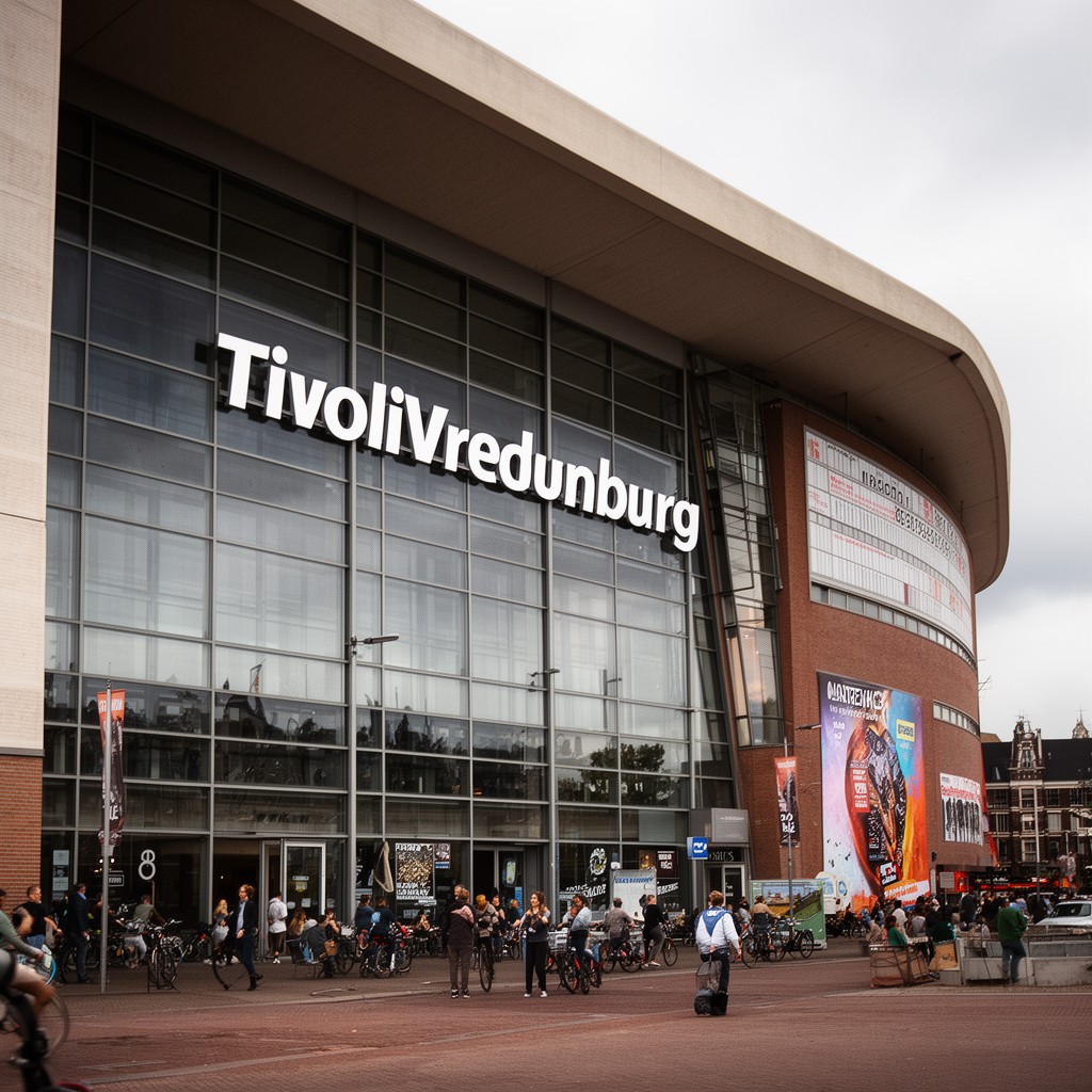 AI-generated illustration of TivoliVredenburg