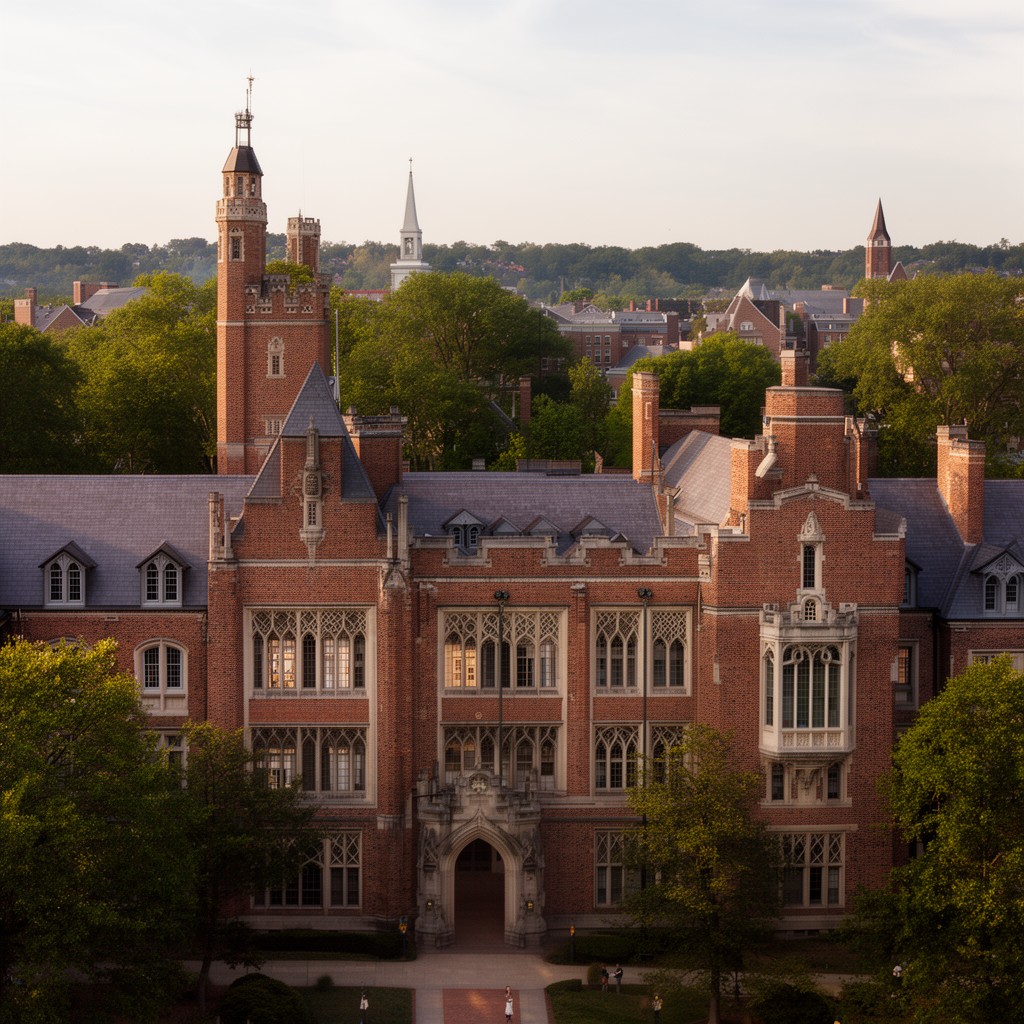 AI-generated illustration of Georgetown Visitation Academy