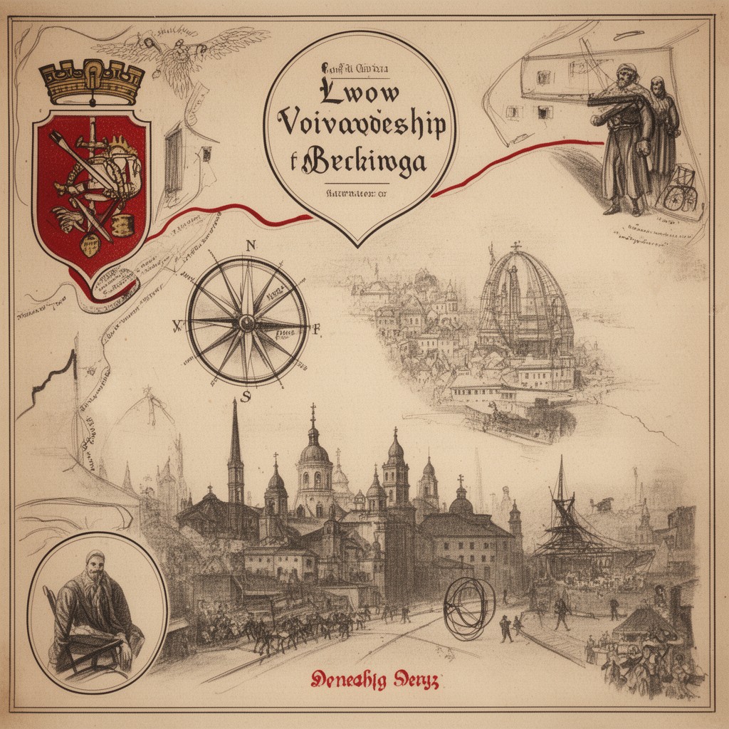 AI-generated illustration of Lwów Voivodeship