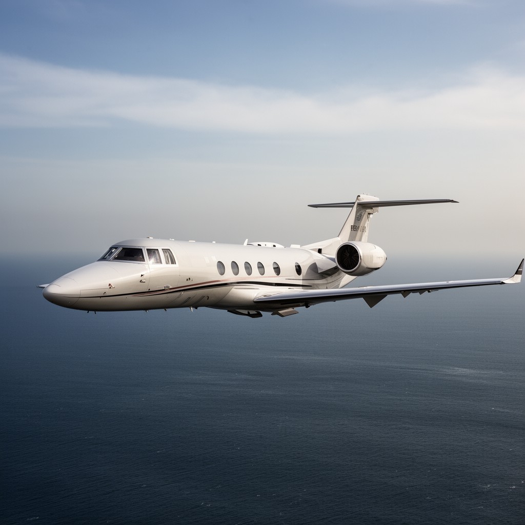 AI-generated illustration of Learjet 35
