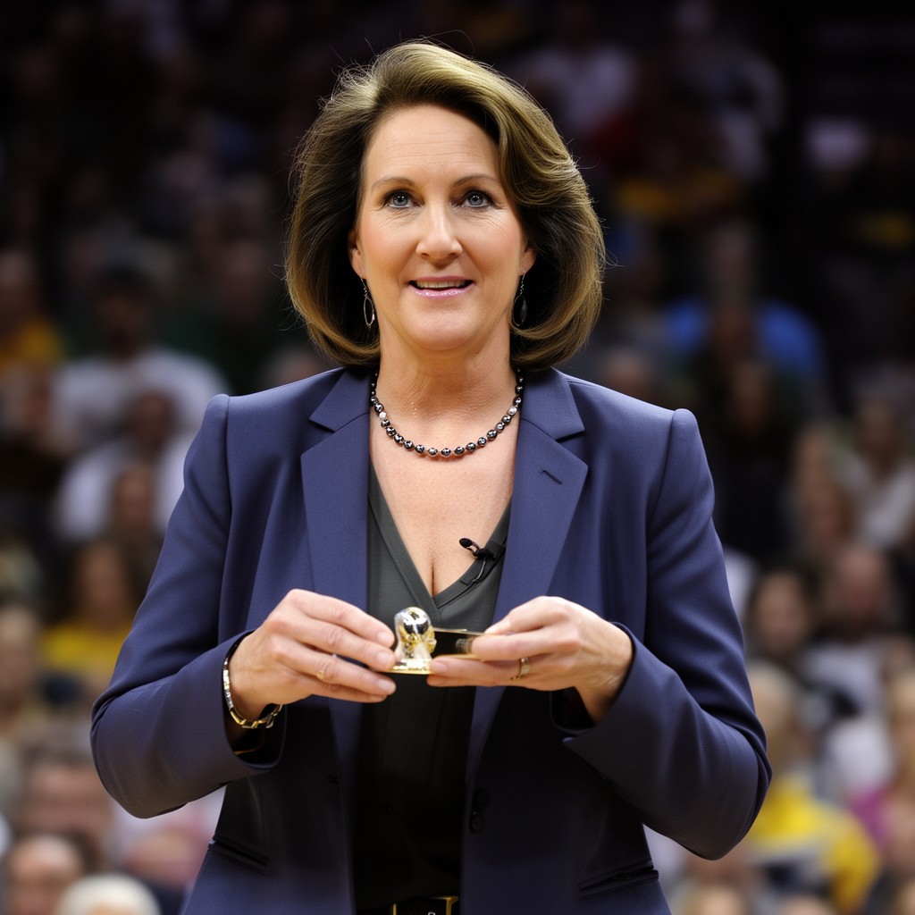 AI-generated illustration of Kim Mulkey