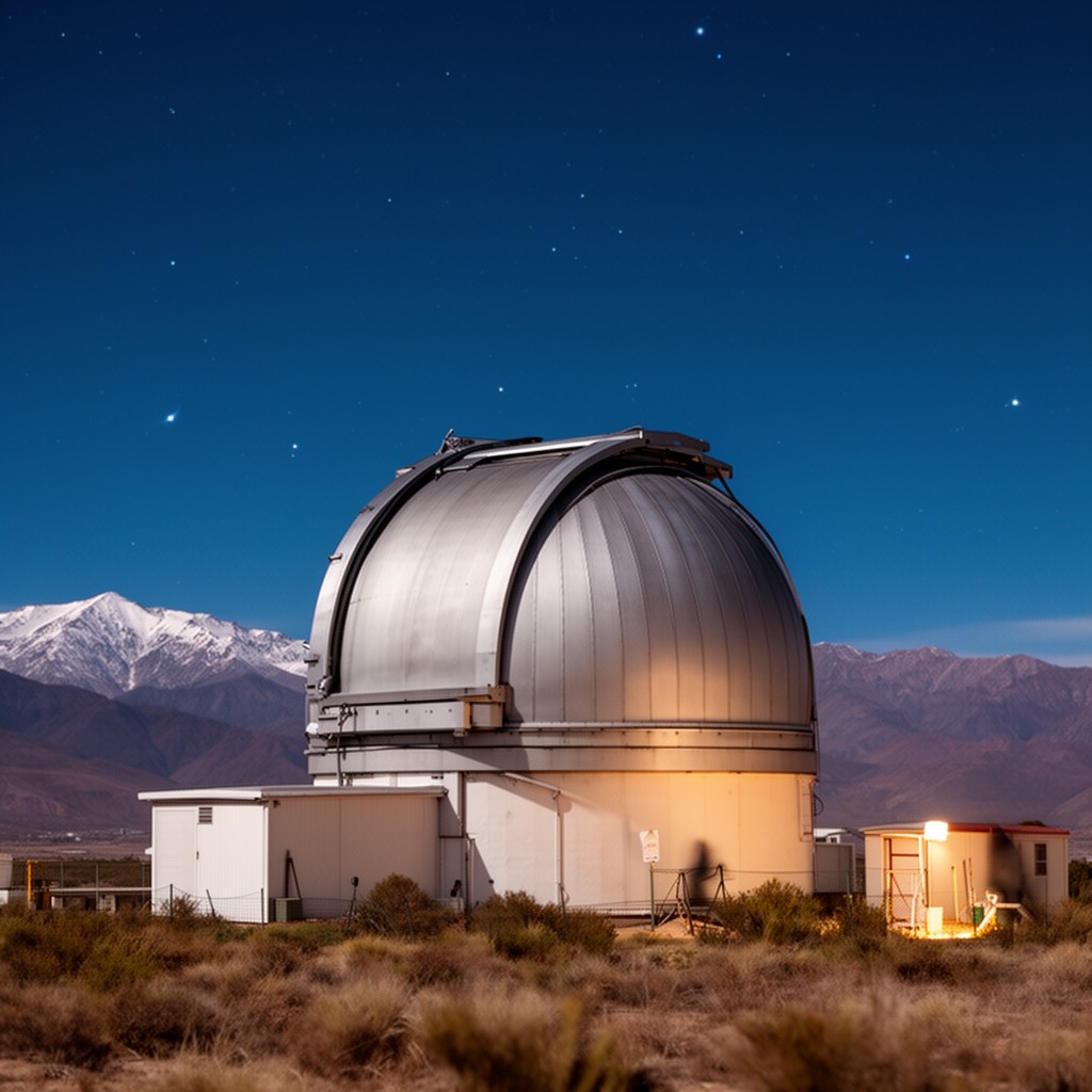 AI-generated illustration of Pangue Observatory