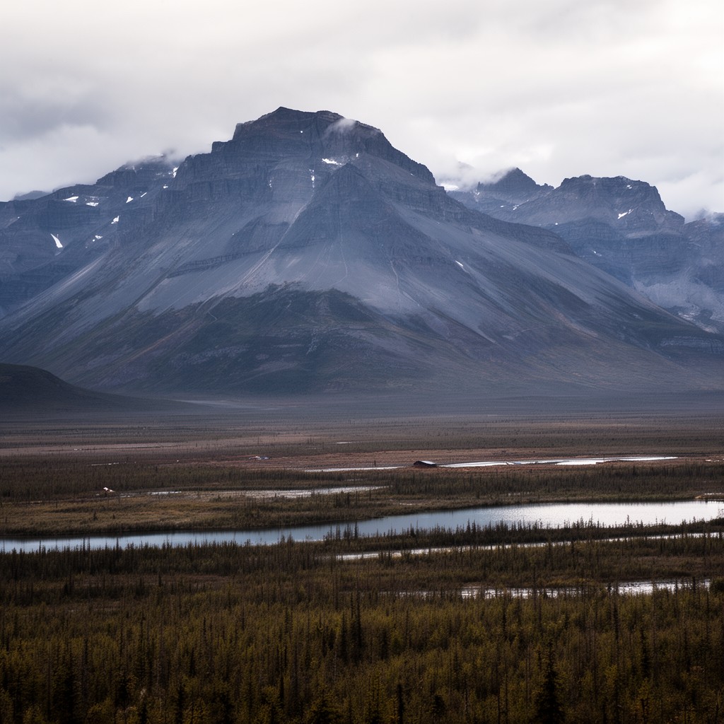 AI-generated illustration of Northern Canada