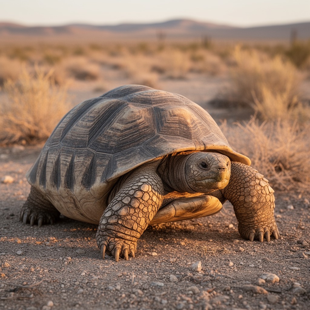 AI-generated illustration of Mojave Desert tortoise