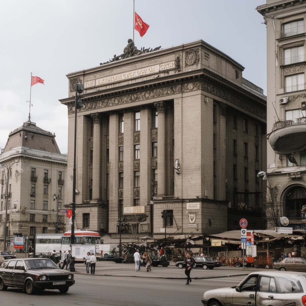 AI-generated illustration of State Bank of the USSR