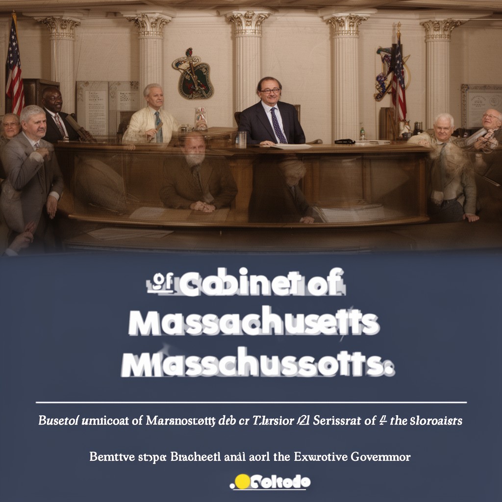 AI-generated illustration of Cabinet of Massachusetts