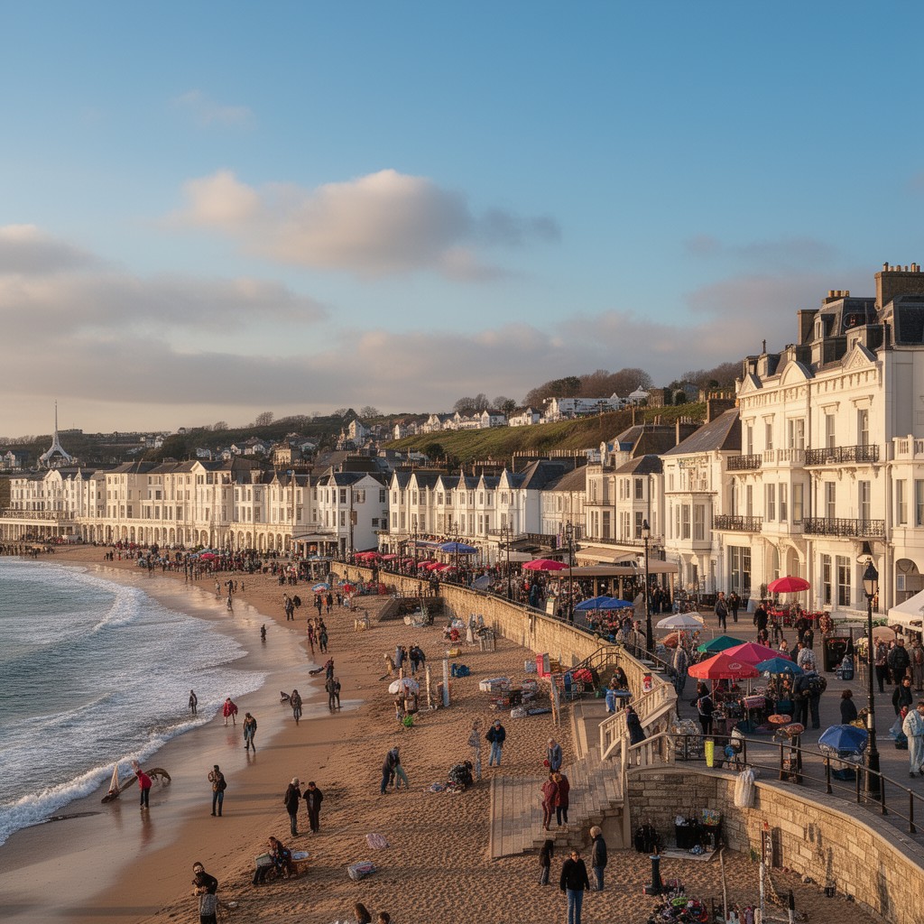AI-generated illustration of Broadstairs, Kent, England