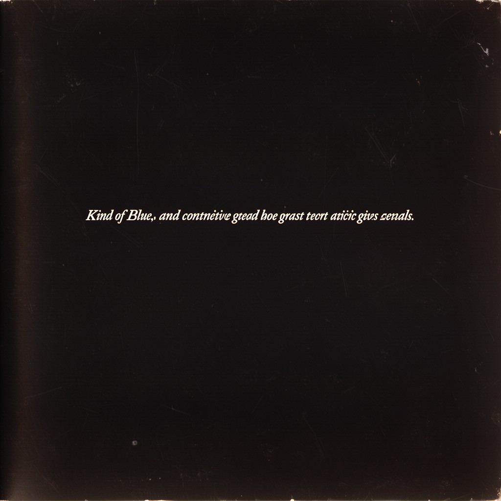 AI-generated illustration of Kind of Blue