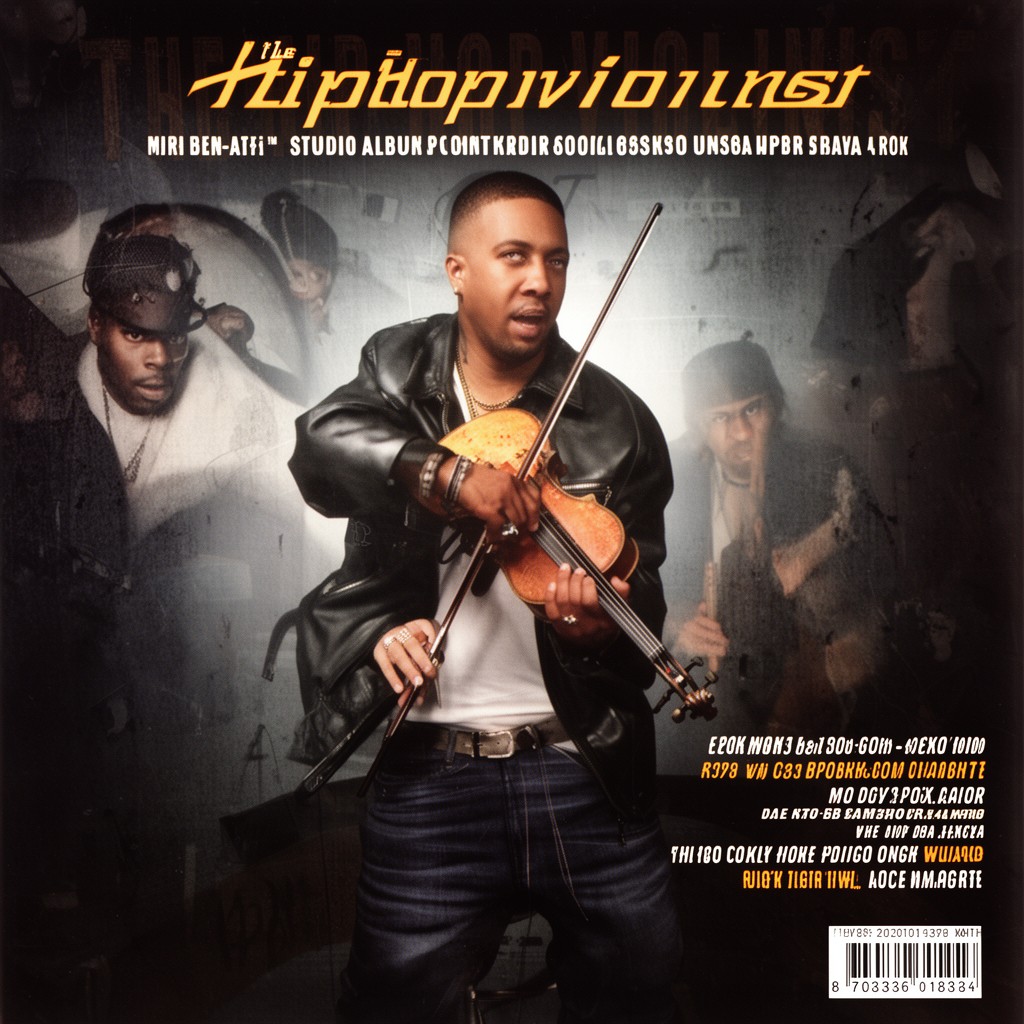 AI-generated illustration of album "The Hip-Hop Violinist"