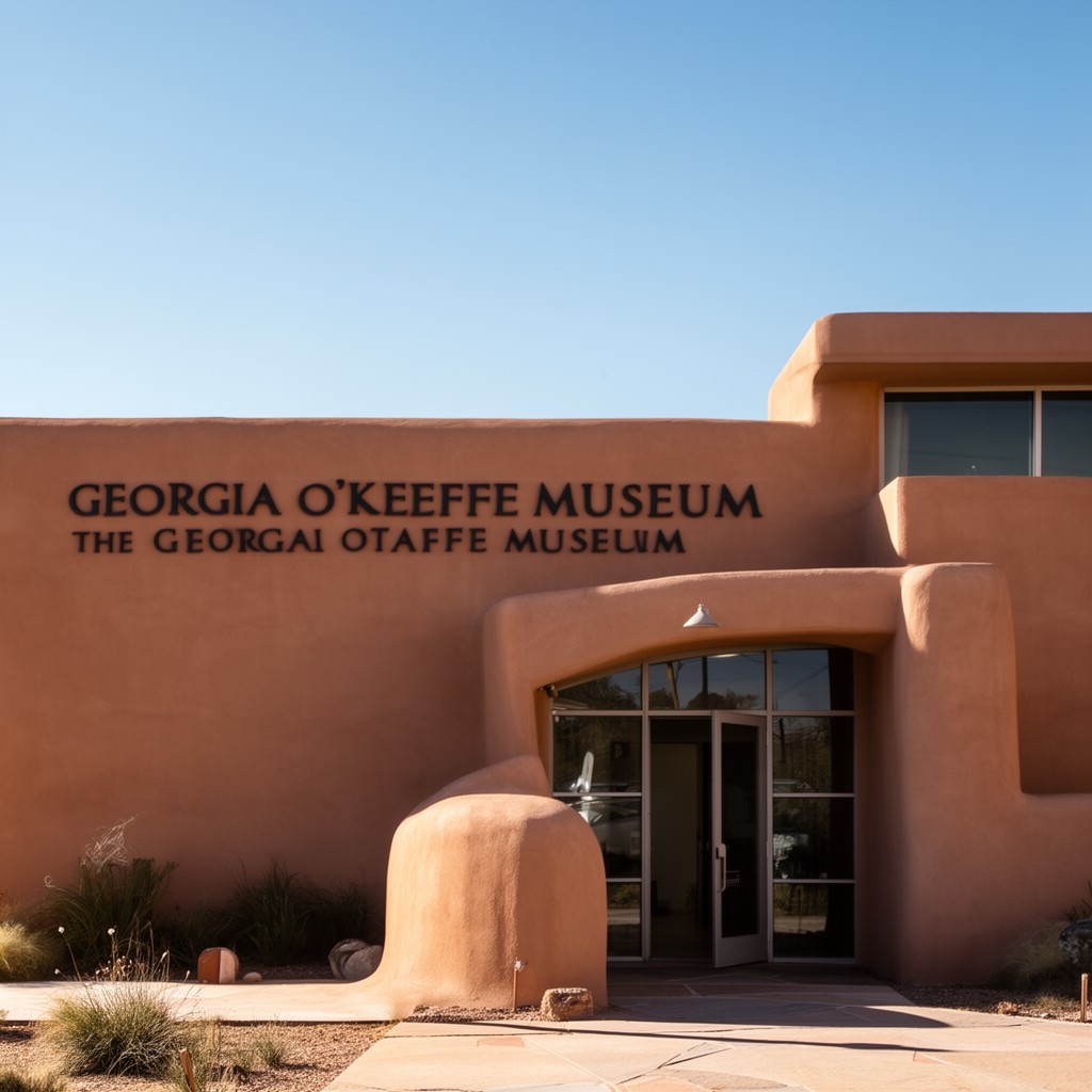 AI-generated illustration of Georgia O’Keeffe Museum