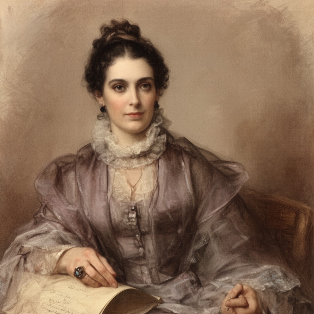 AI-generated illustration of Lady Byron Vindicated