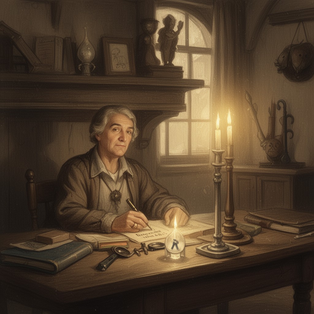 AI-generated illustration of The Hearthstone