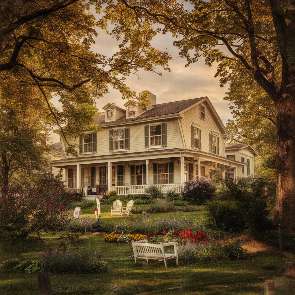 AI-generated illustration of Nook Farm