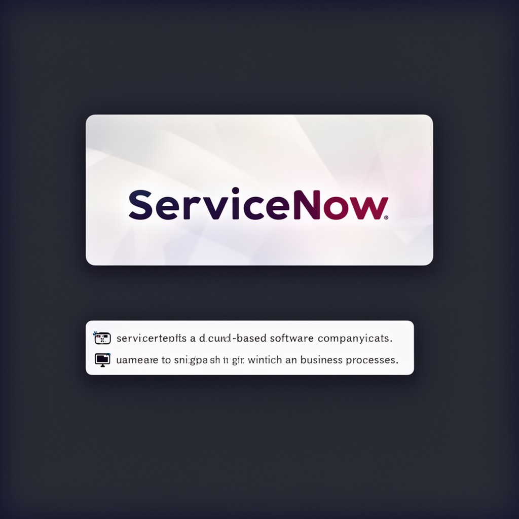 AI-generated illustration of ServiceNow