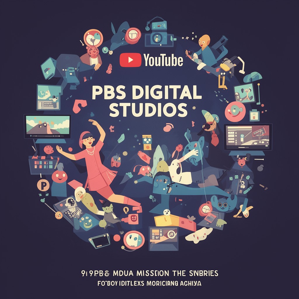 AI-generated illustration of PBS Digital Studios