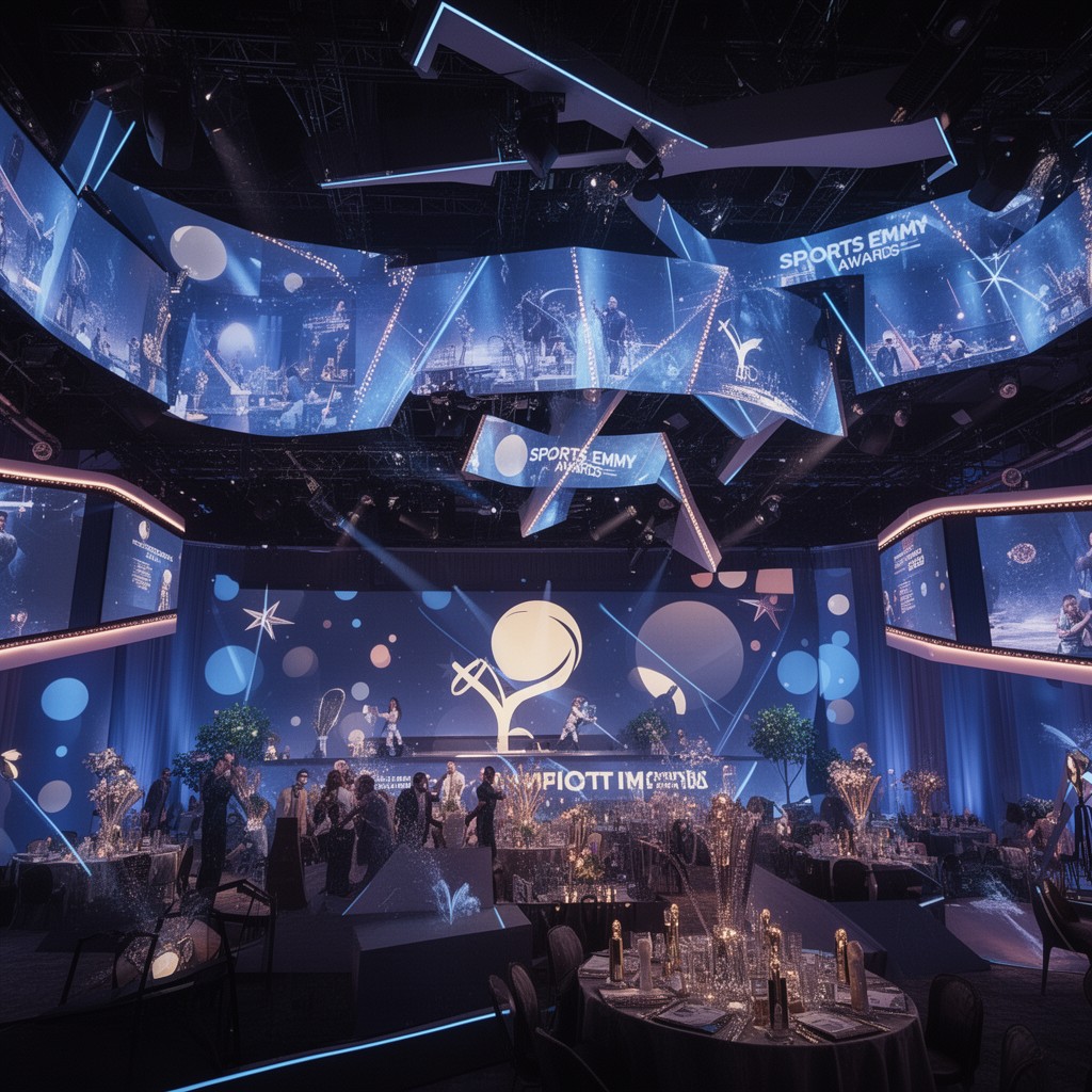 AI-generated illustration of Sports Emmy Awards