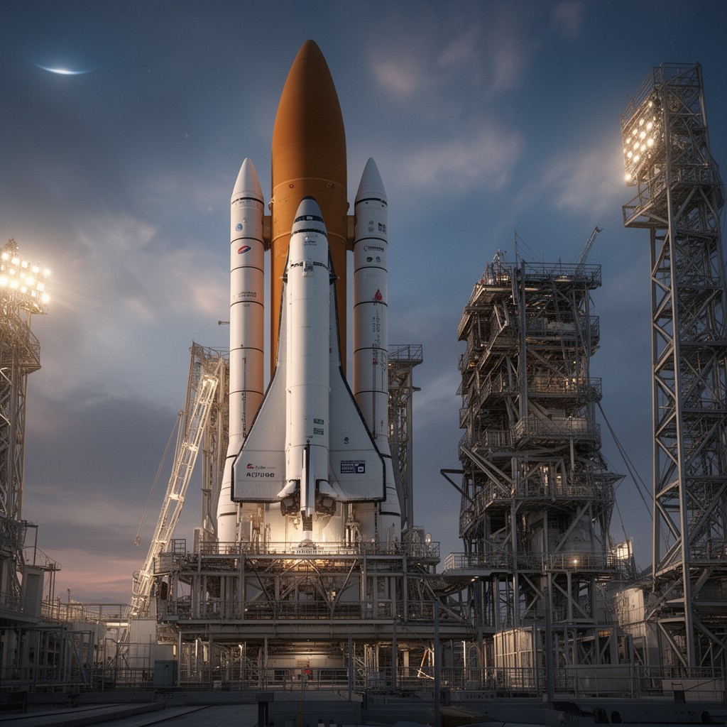 AI-generated illustration of Ariane 5 ECA