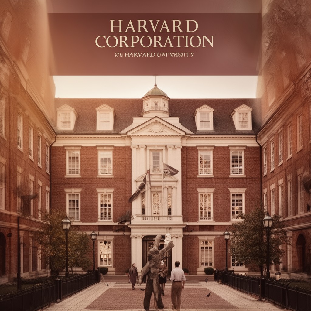 AI-generated illustration of Harvard Corporation