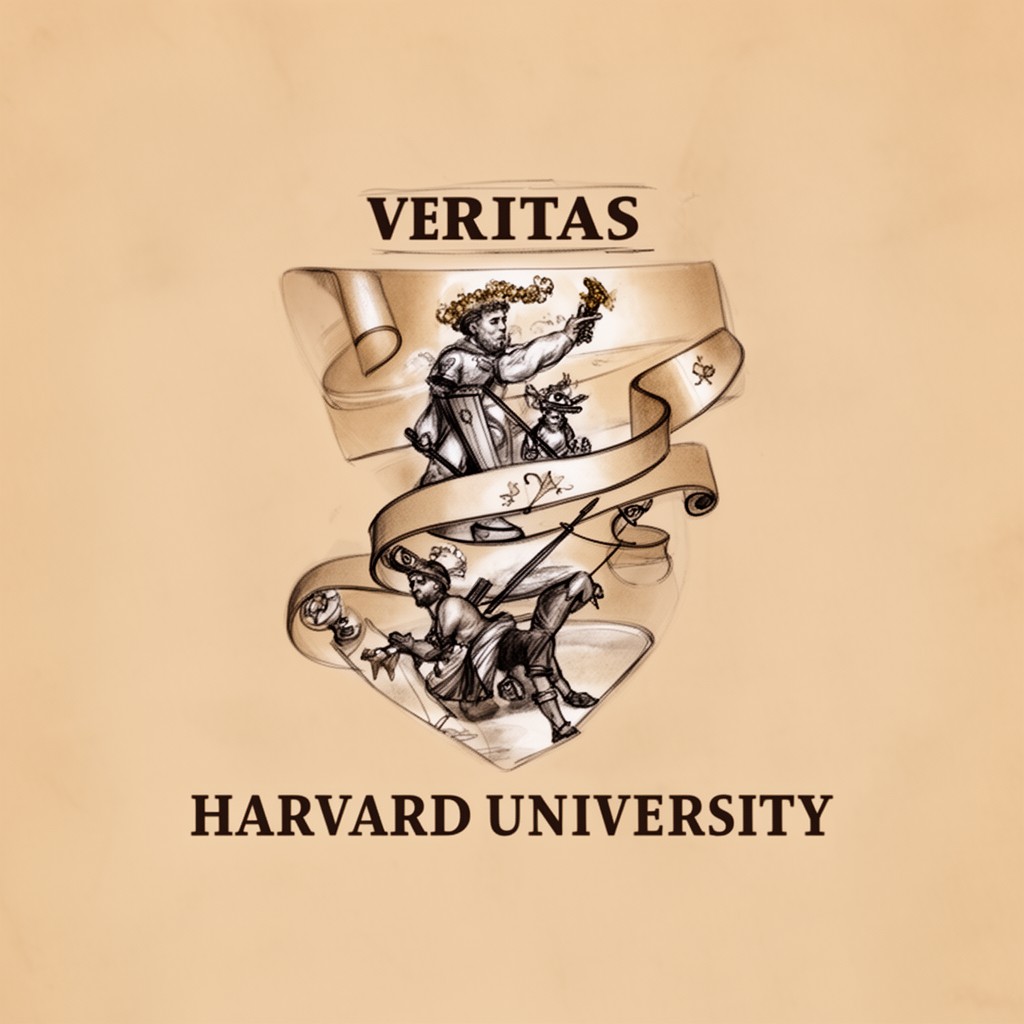 AI-generated illustration of Veritas (through Harvard University)