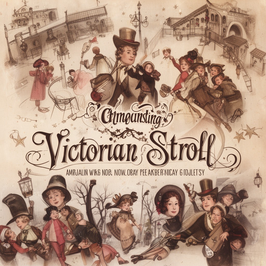 AI-generated illustration of Victorian Stroll